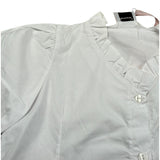 Mariuccia Camicia Mezza Manica tinta unita Bianco per Bambina MBSS23C856 BIANCO MARIUCCIA 