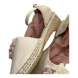 Juana Sanchez Schlichte Espadrilles mit cremefarbenen Applikationen für Mädchen
