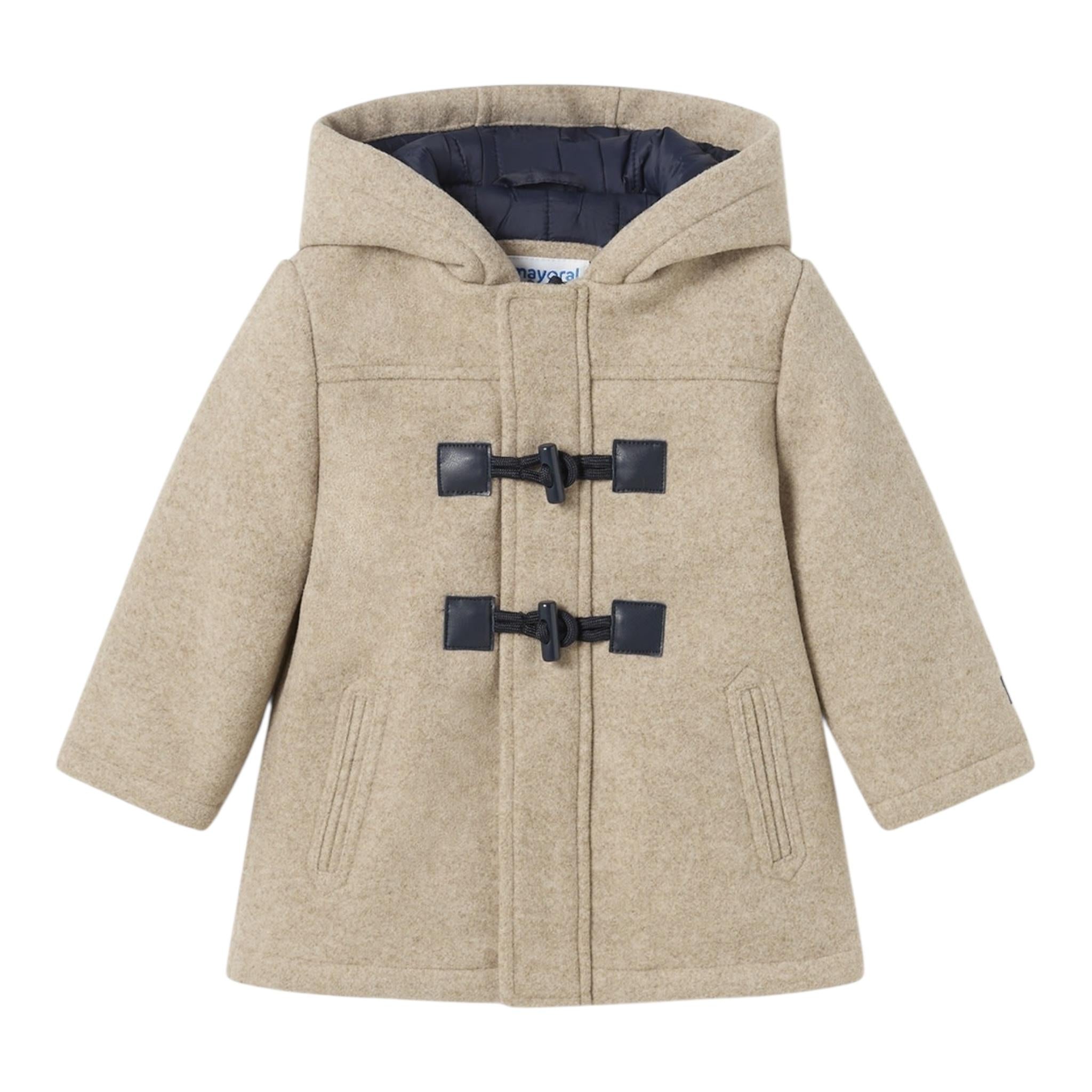 MAYORAL cappotto tinta unita con cappuccio Beige per Neonato 2471X BEIGE MAYORAL 