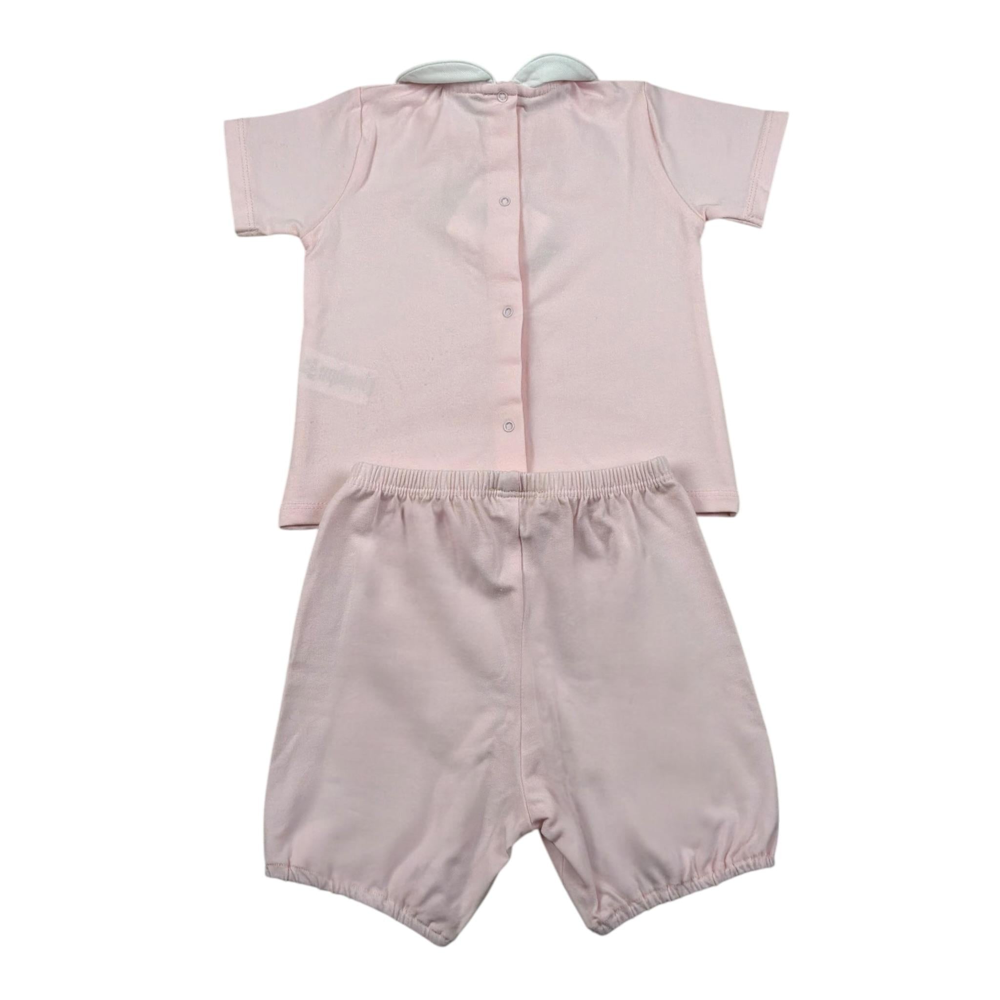 Coccode Completo 2 Pezzi T-Shirt-Culotte per Neonata C551672 ROSA COCCODE 
