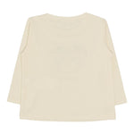 LIU JO shirt girocollo tinta unita con stampa in contrasto Panna per Neonata KF4068X PANNA LIU JO 