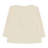 LIU JO shirt girocollo tinta unita con stampa in contrasto Panna per Neonata KF4068X PANNA LIU JO 