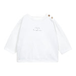 PLAY UP shirt girocollo tinta unita con stampa Bianco per Neonato PA011AP10900 BIANCO PLAY UP 
