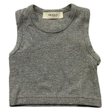 Vicolo Top Armloch Glitzer Grau für Baby Mädchen