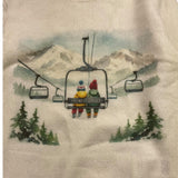 SAINT BARTH maglia girocollo tinta unita con stampa Panna per Bambino FRIENDS PANNA SAINT BARTH 