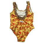 Carlotta Vindice Costume Intero tinta unita Stampa Fantasia con Bandana Giallo per Bambina PPCT4 GIALLO CARLOTTA VINDICE 