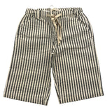 Zhoe &amp; Tobiah Einfarbige Bermuda-Shorts mit Streifenmuster Grau für Jungen