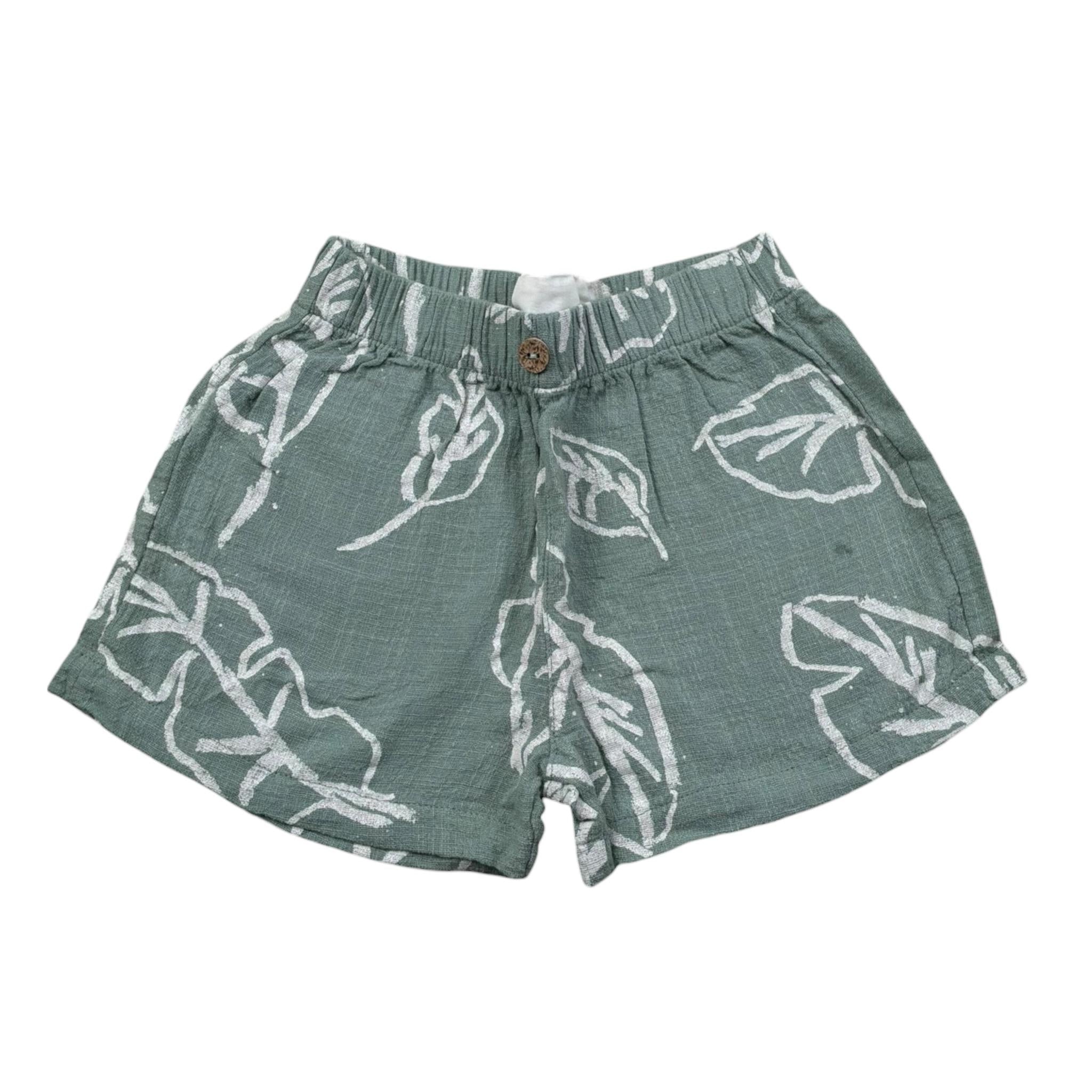 Play Up Bermuda Tinta Unita con Elastico In Vita per Neonato PA011AQ11705 VERDE PLAY UP 