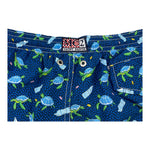 Saint Barth Costume Tinta Unita con Stampe Tartarughe per Bambino CSTMB BLU SAINT BARTH 