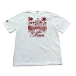 Saint Barth T-Shirt Girocollo Tinta Unita con Stampa per Bambino 00385L BIANCO SAINT BARTH 