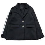 John Richmond Giacca Tinta Unita con Profili Maniche In Contrasto per Bambino RBP26138GC NERO JOHN RICHMOND 