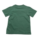 Sundek – Einfarbiges T-Shirt mit Rundhalsausschnitt und grünem Aufdruck für Jungen