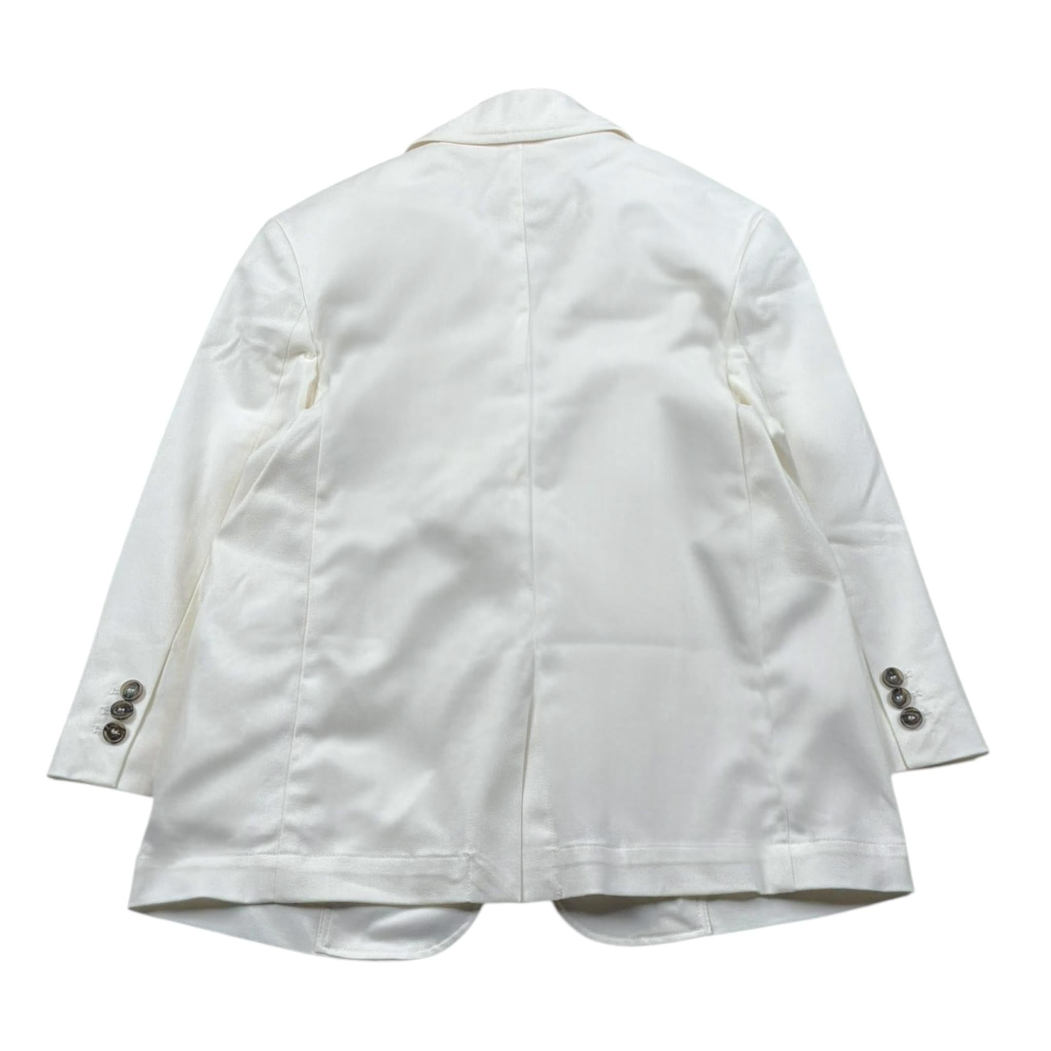 Dou Dou Giacca Tinta Unita per Bambino DW2P24X BIANCO DOU DOU 