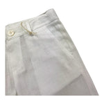 Little Bear Bermuda Tinta Unita con Girovita Regolabile per Bambino 8229J BIANCO LITTLE BEAR 