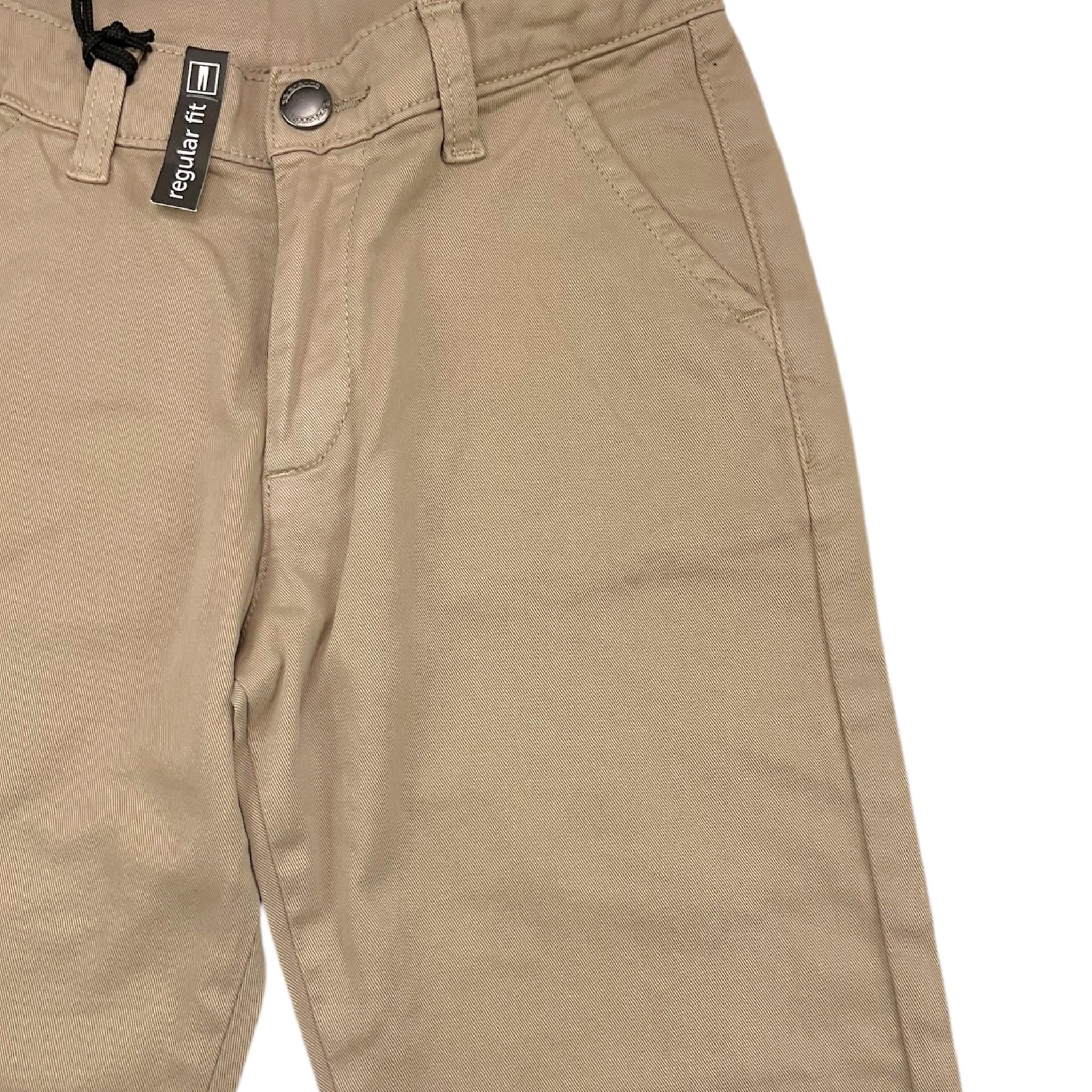 SARABANDA pantalone tinta unita con girovita regolabile Sabbia per Bambino A165XJ SABBIA SARABANDA 