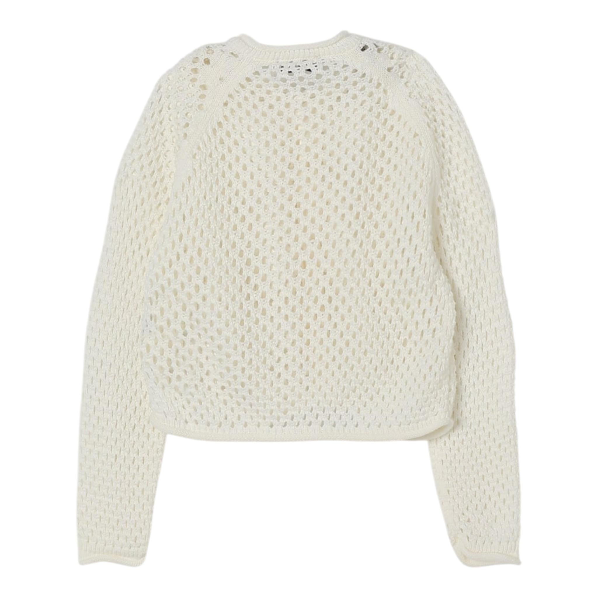 Il Gufo Cardigan Tinta Unita Traforato per Neonato P25GF440EM109 PANNA IL GUFO 