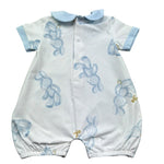 Le Bebe Pagliaccetto Mezza Manica Tinta Unita per Neonato LBB5255 BIANCO LE BEBE 