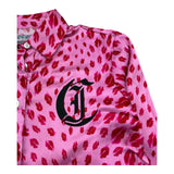 Just Cavalli Camicia Manica Lunga Tinta Unita con Stampe Baci per Bambina JGP26061CA ROSA JUST CAVALLI 