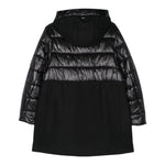 HERNO giubbino tinta unita con cappuccio Nero per Bambina GI000085G NERO HERNO 