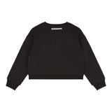 PATRIZIA PEPE felpa chiusa girocollo tinta unita con brillantini Nero per Bambina 7M0833 NERO PATRIZIA PEPE 
