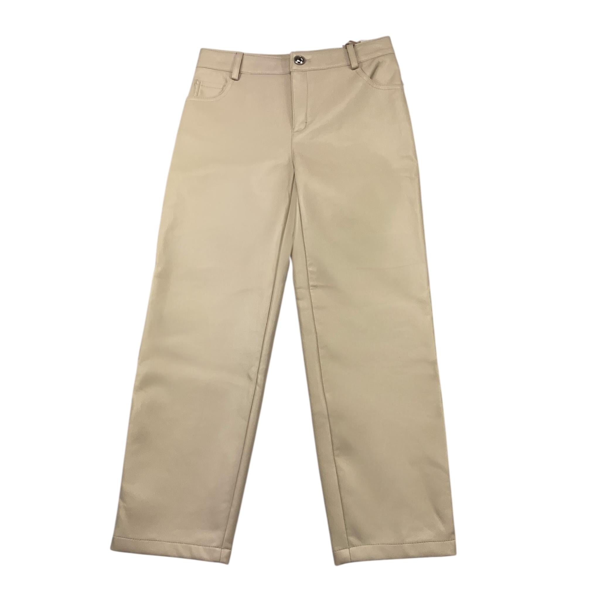 GUESS pantalone ecopelle tinta unita Beige per Bambina J3YB11WF8P0 BEIGE GUESS 