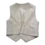 Manuel & Frank Gilet Tinta Unita con Fantasia per Bambino MF5194B BEIGE MANUEL & FRANK 