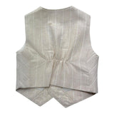 Manuel & Frank Gilet Tinta Unita con Fantasia per Bambino MF5194B BEIGE MANUEL & FRANK 