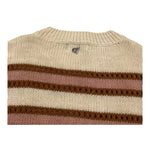 DIXIE maglia girocollo fantasia a righe Beige per Bambina NB05231G67 BEIGE DIXIE 