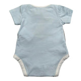 Trussardi Body Mezza Manica Tinta Unita per Neonato TLP26002TU AZZURRO TRUSSARDI 