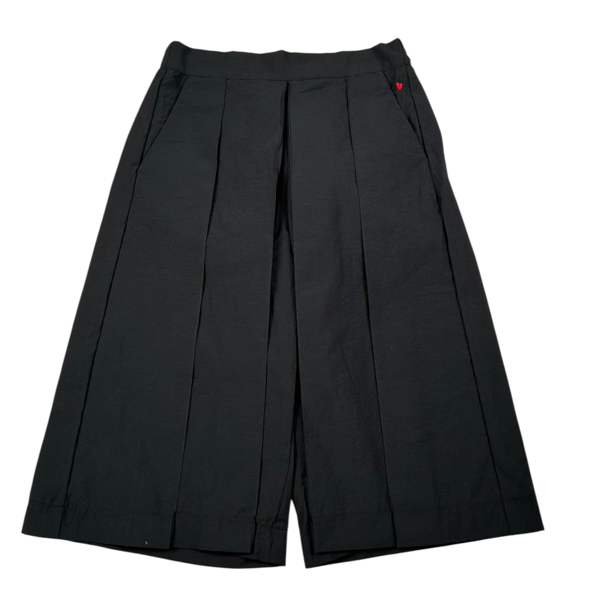 Simonetta Pantalone Tinta Unita Modello Palazzo per Bambina SW6A22 NERO SIMONETTA 