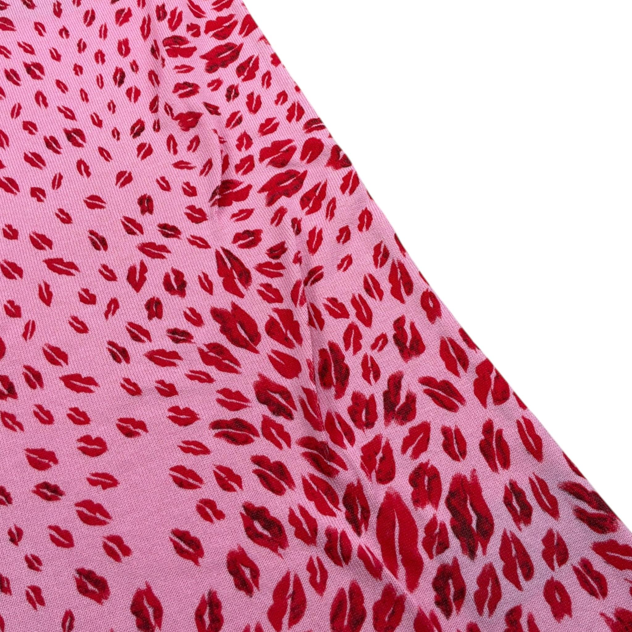 abito tinta unita con fantasia giromanica JGP2605VE ROSA JUST CAVALLI 