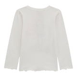GUESS shirt girocollo tinta unita con stampa in contrasto Bianco per Neonata K4BI15J1313 BIANCO GUESS 