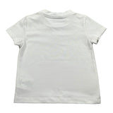 Daniele Alessandrini T-Shirt Girocollo Tinta Unita con Logo per Neonato 1296M0933 BIANCO DANIELE ALESSANDRINI 