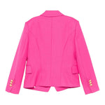 Balmain Giacca Tinta Unita con Bottoni per Bambina BW2A04 FUXIA BALMAIN 