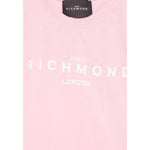 John Richmond T-Shirt Girocollo Tinta Unita con Stampa per Neonata RIP25002TSXXXXX ROSA JOHN RICHMOND 