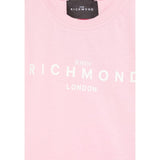 John Richmond T-Shirt Girocollo Tinta Unita con Stampa per Neonata RIP25002TSXXXXX ROSA JOHN RICHMOND 