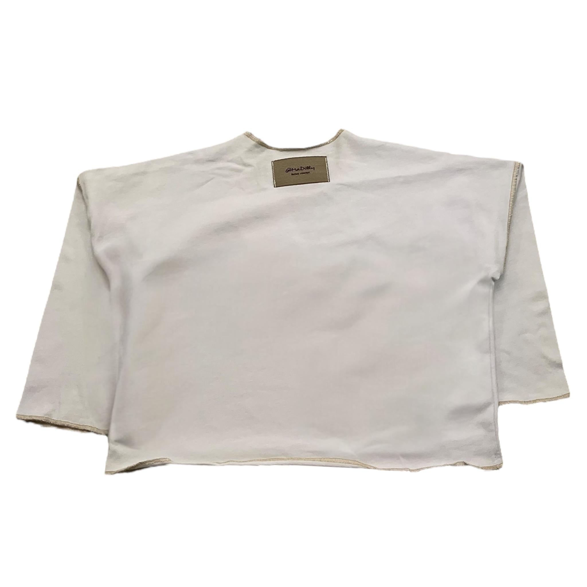 @MADILLY shirt girocollo tinta unita Bianco per Neonata 02024N BIANCO @MADILLY 