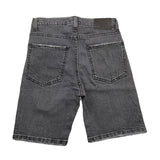 Never Too Verstellbare Taille Solid Denim Bermuda Shorts Schwarz Für Jungen