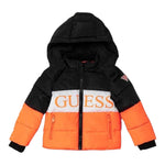 GUESS giubbino tricolore con cappuccio e logo Multicolor per Bambino L3BL02WB240 MULTICOLOR GUESS 