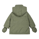 MAYORAL parka tinta unita con cappuccio e guanti Verde per Neonato 2467 VERDE MAYORAL 