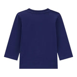 GUESS shirt girocollo tinta unita con stampa in contrasto Blu per Neonata N4BI12I3Z14N BLU GUESS 