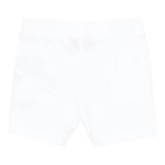 Moschino Bermuda Tinta Unita con Logo per Bambino MUQ01L BIANCO MOSCHINO 