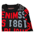 GUESS maglia girocollo tinta unita con stampa Nero per Neonato N4YR00Z3GV00 NERO GUESS 