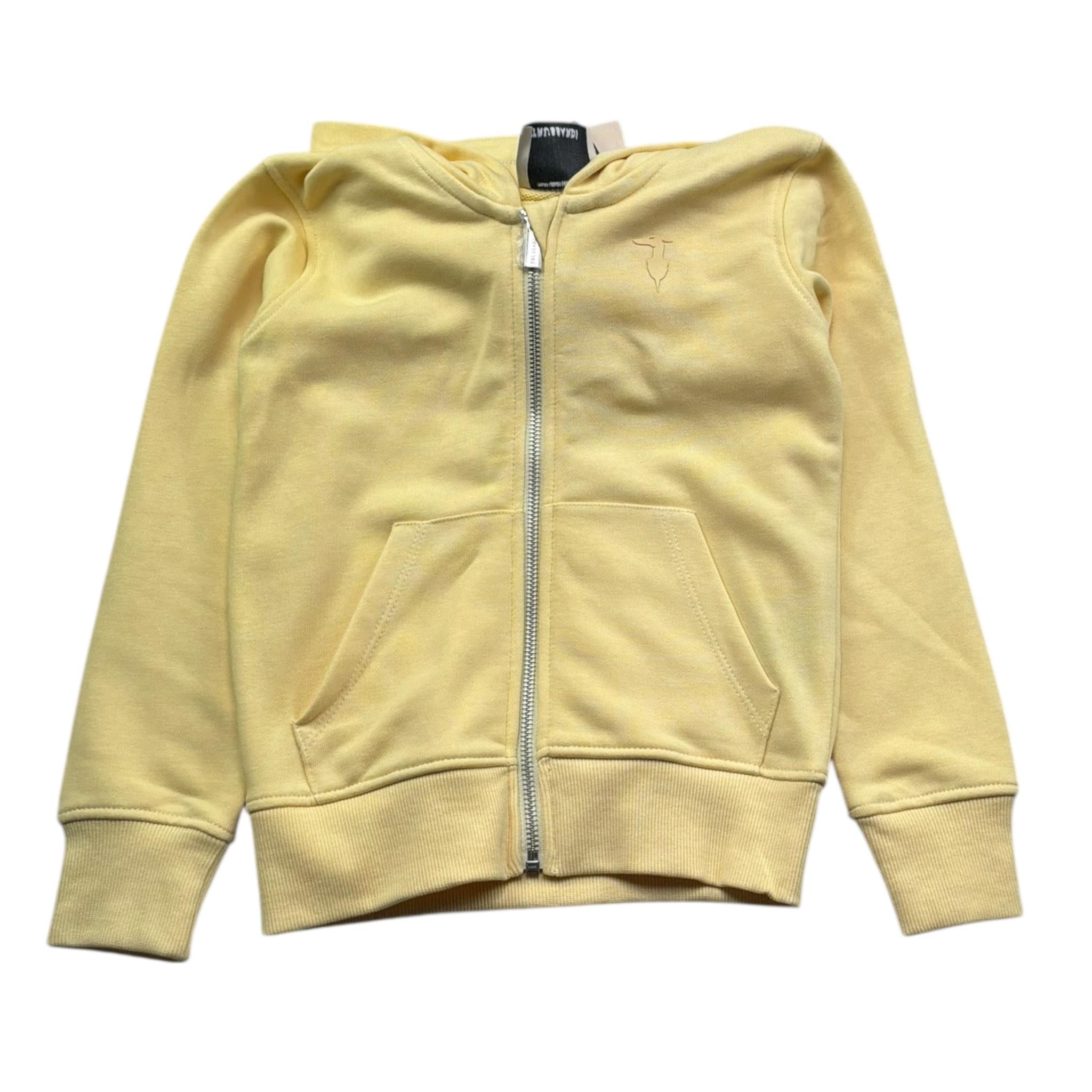 Trussardi Felpa con Zip E Cappuccio Tinta Unita per Bambino TGP26003FE GIALLO TRUSSARDI 