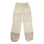 Liu Jo Pantalone Tinta Unita con Elastico In Vita E Trasparenze per Bambina GA5212 BIANCO LIU JO 