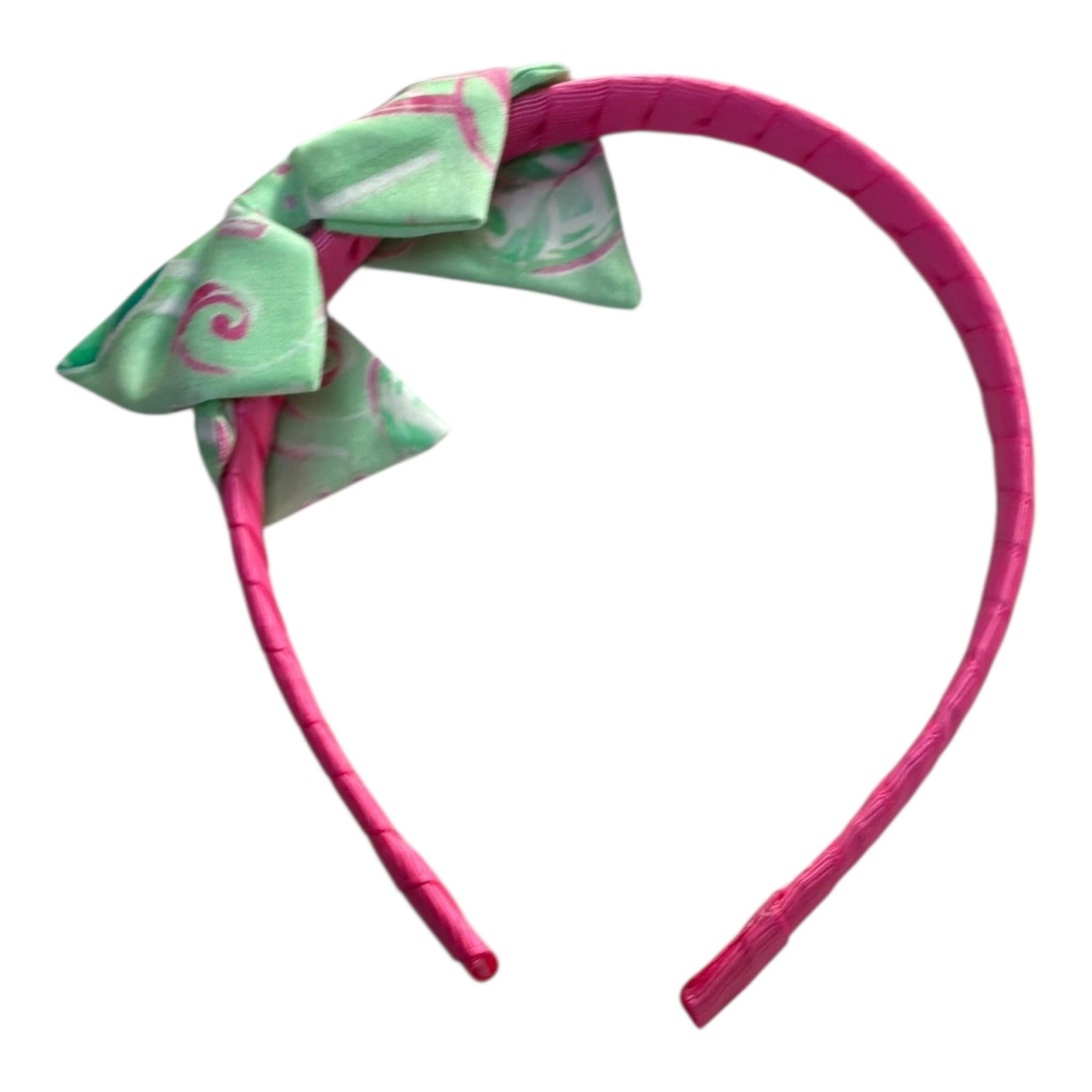 Daga Collection Cerchietto Tinta Unita con Fiocco per Bambina A25021 FUXIA DAGA COLLECTION 