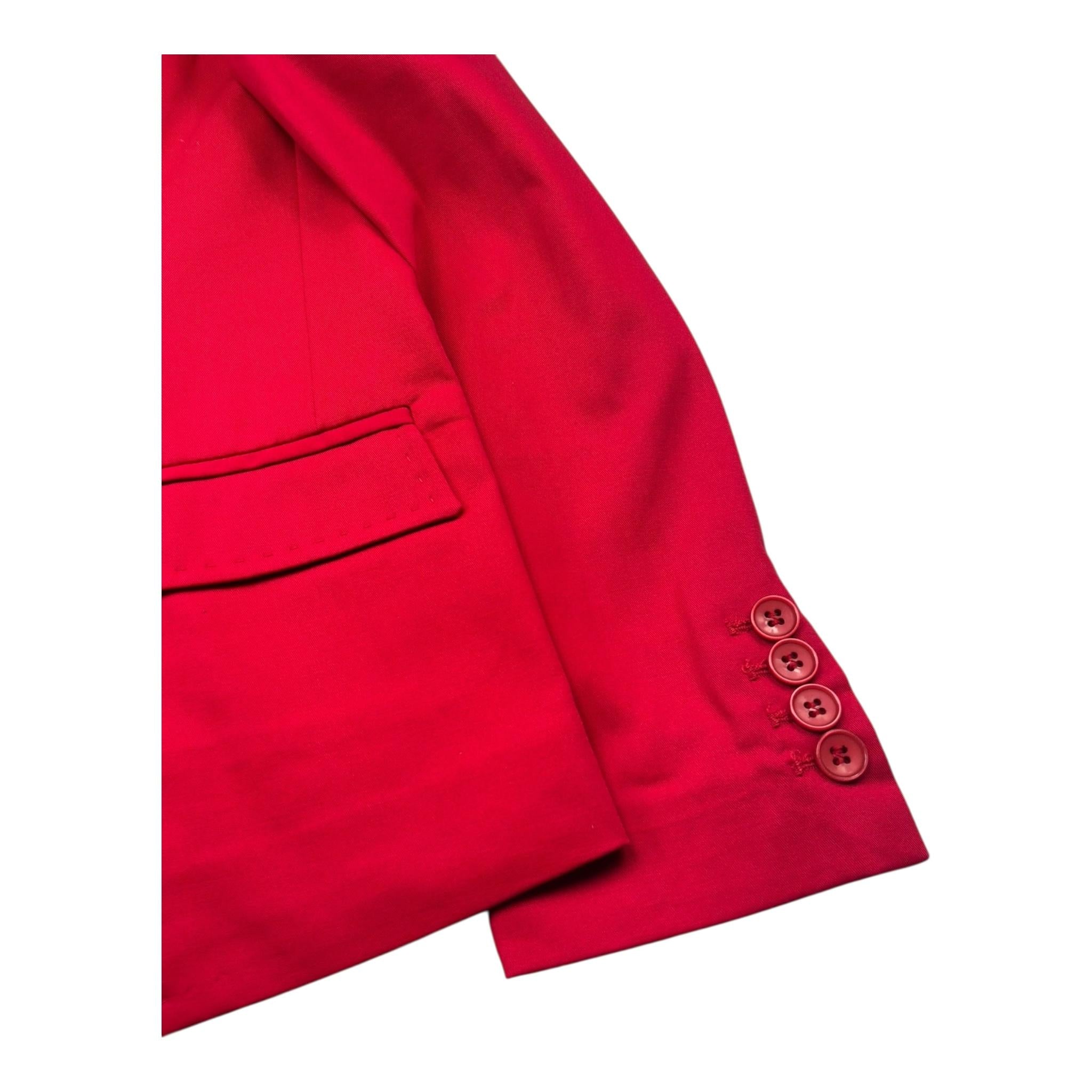 Manuel & Frank Giacca Tinta Unita con Bottoni per Bambino MF6025R ROSSO MANUEL & FRANK 