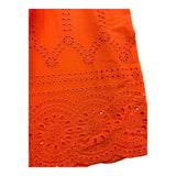 Mariuccia Palazzo Hose Einfarbig Orange Sangallo Spitze Für Mädchen