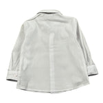 Daniele Alessandrini Camicia Manica Lunga Tinta Unita con Logo per Neonato 1295C00267 BIANCO DANIELE ALESSANDRINI 
