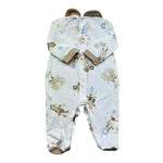 Le Bebe Tutina Manica Lunga Tinta Unita con Stampe per Neonato LBB5272 BIANCO LE BEBE 